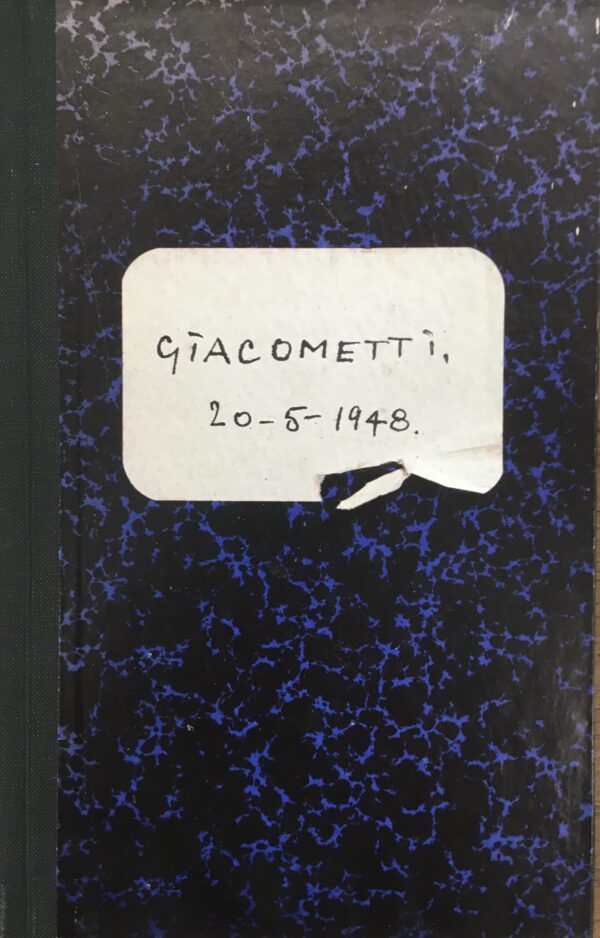 Et besøg hos Giacometti 20-5-1948